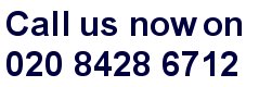 call us now on 020 8428 6712